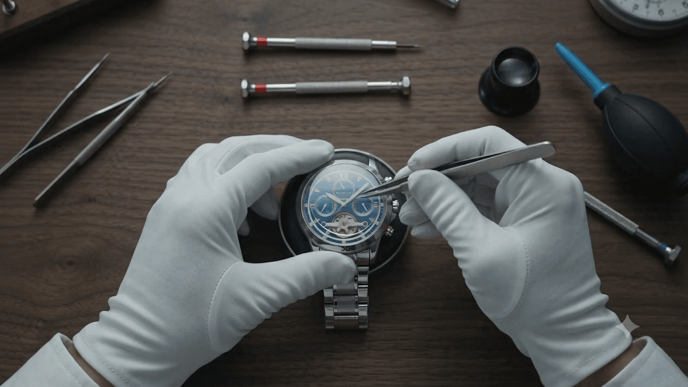 L'assemblage, entièrement à la main.